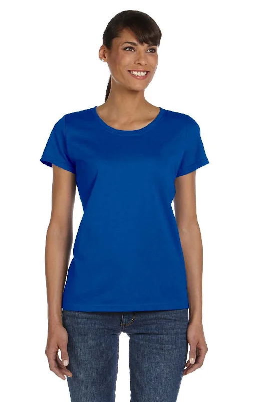 high collar t-shirts -high collar t-shirts -high collar t-shirts -Fruit Of The Loom Womens HD Jersey Short Sleeve Crewneck T-Shirt - Royal Blue