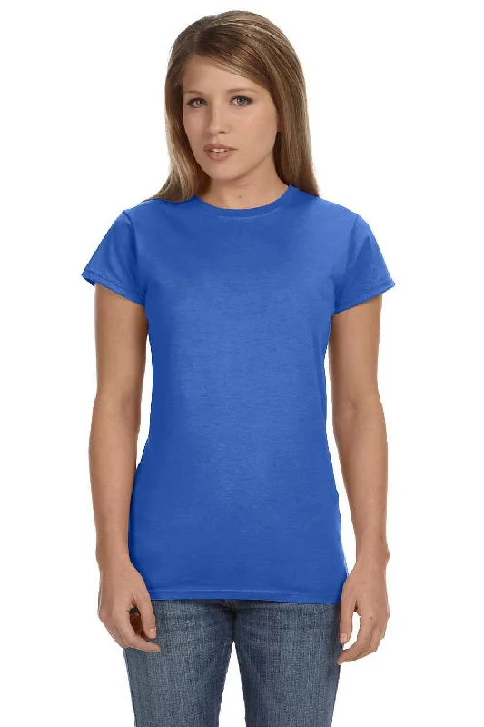 plush lined t-shirts -plush lined t-shirts -plush lined t-shirts -Gildan Womens Softstyle Short Sleeve Crewneck T-Shirt - Heather Royal Blue