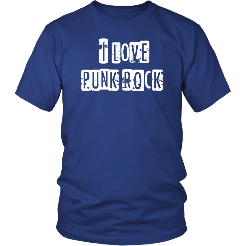 curved neck t-shirts -curved neck t-shirts -curved neck t-shirts -I LOVE PUNK ROCK Unisex T-Shirt