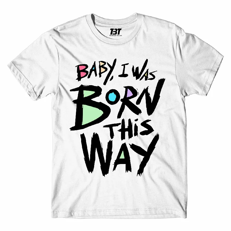 jersey silky t-shirts -jersey silky t-shirts -jersey silky t-shirts -Lady Gaga T shirt - Born This Way