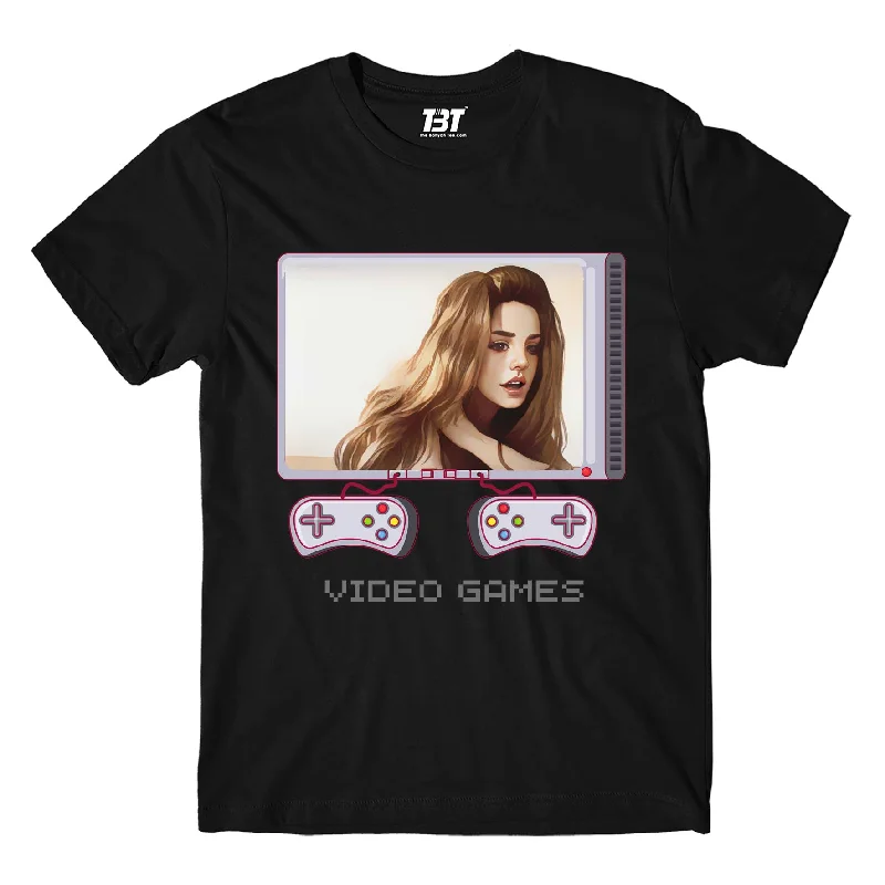 sharp cut t-shirts -sharp cut t-shirts -sharp cut t-shirts -Lana Del Rey T shirt - Video Games