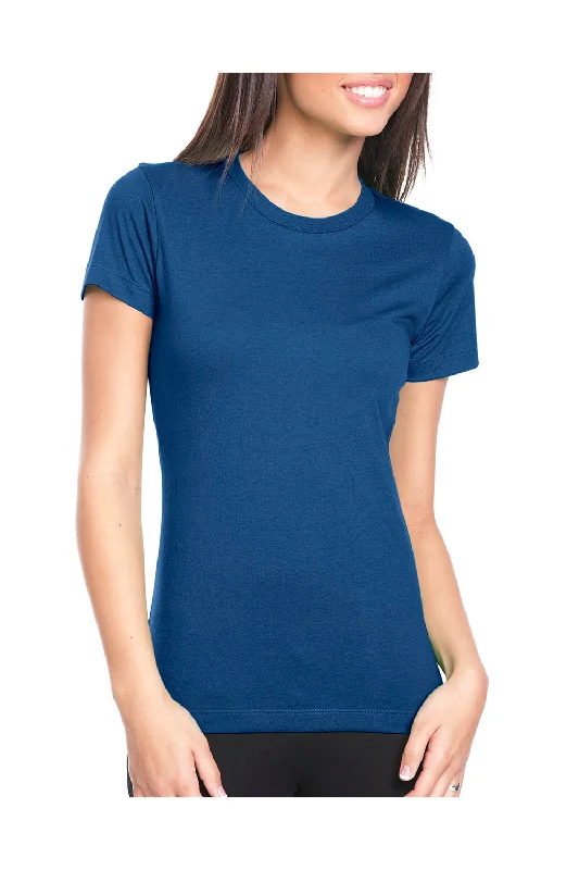 modern slim t-shirts -modern slim t-shirts -modern slim t-shirts -Next Level Womens Boyfriend Fine Jersey Short Sleeve Crewneck T-Shirt - Cool Blue