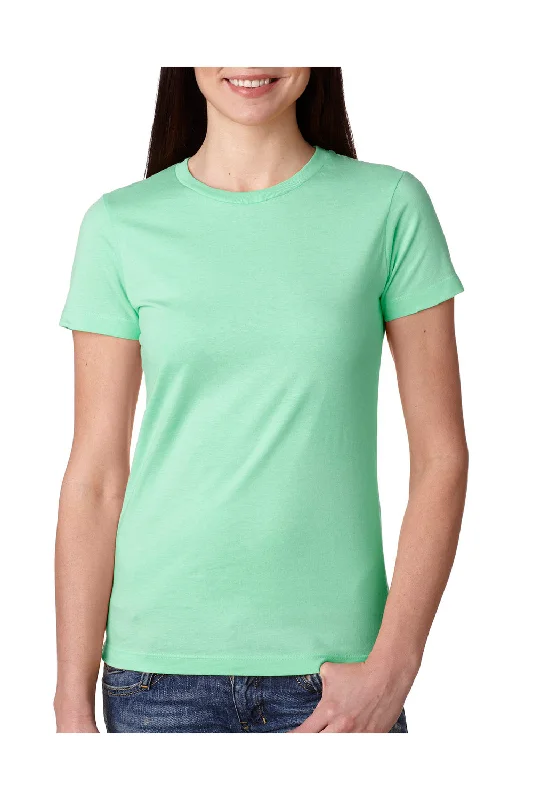 yoga flex t-shirts -yoga flex t-shirts -yoga flex t-shirts -Next Level Womens Boyfriend Fine Jersey Short Sleeve Crewneck T-Shirt - Mint Green - Closeout