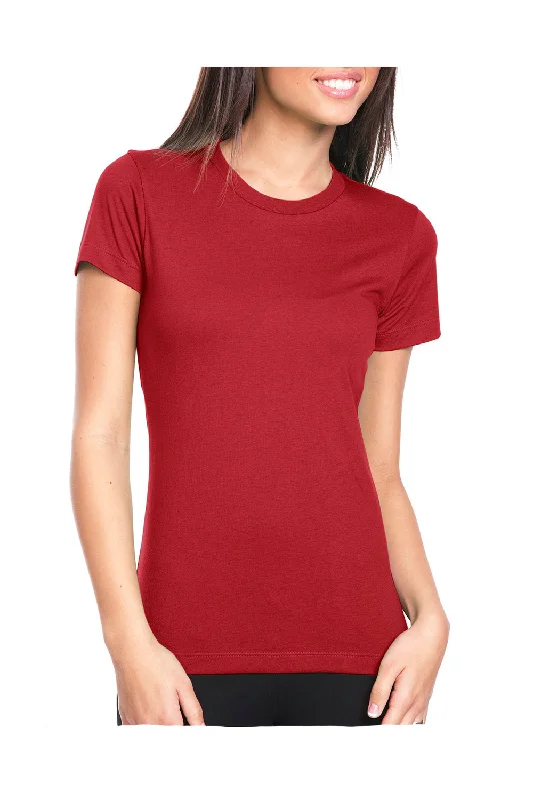 dry fast t-shirts -dry fast t-shirts -dry fast t-shirts -Next Level Womens Boyfriend Fine Jersey Short Sleeve Crewneck T-Shirt - Cardinal Red