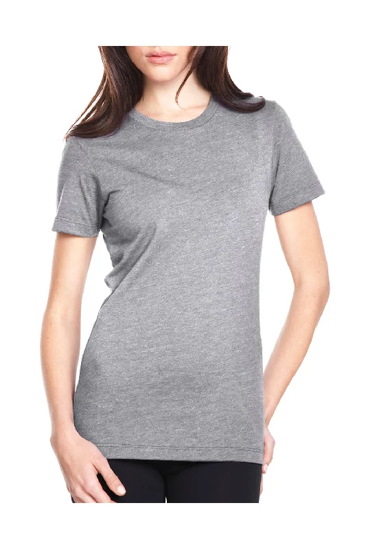 relaxed Saturday t-shirts -relaxed Saturday t-shirts -relaxed Saturday t-shirts -Next Level Womens CVC Jersey Short Sleeve Crewneck T-Shirt - Heather Dark Grey