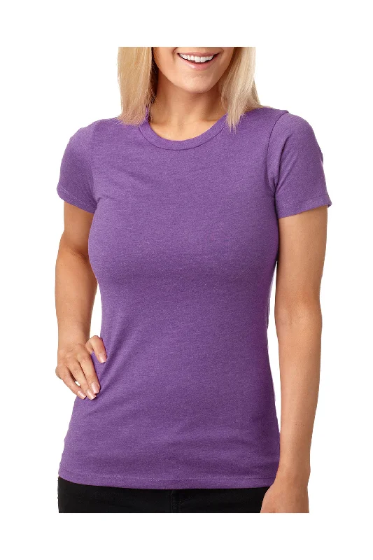 cool summer t-shirts -cool summer t-shirts -cool summer t-shirts -Next Level Womens CVC Jersey Short Sleeve Crewneck T-Shirt - Purple Berry - Closeout