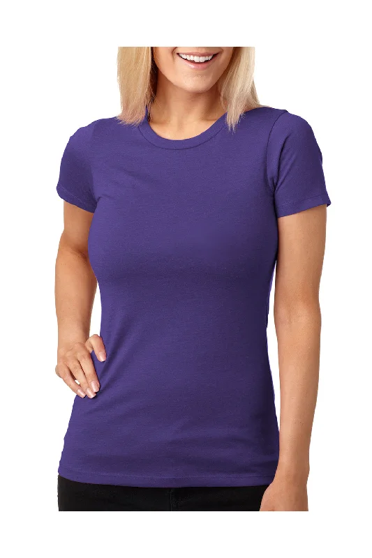 toasty winter t-shirts -toasty winter t-shirts -toasty winter t-shirts -Next Level Womens CVC Jersey Short Sleeve Crewneck T-Shirt - Purple Rush