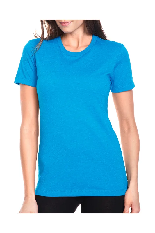 fast dry t-shirts -fast dry t-shirts -fast dry t-shirts -Next Level Womens CVC Jersey Short Sleeve Crewneck T-Shirt - Turquoise Blue