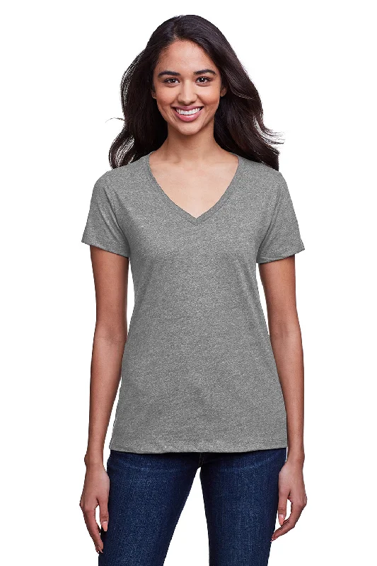 practical side pocket t-shirts -practical side pocket t-shirts -practical side pocket t-shirts -Next Level Womens Eco Performance Moisture Wicking Short Sleeve V-Neck T-Shirt - Heather Dark Grey - Closeout