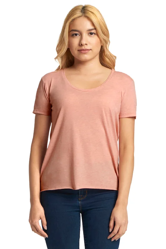 refined fitted t-shirts -refined fitted t-shirts -refined fitted t-shirts -Next Level Womens Festival Short Sleeve Crewneck T-Shirt - Desert Pink