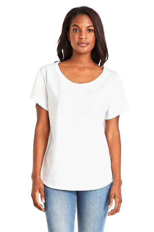 fun ringer t-shirts -fun ringer t-shirts -fun ringer t-shirts -Next Level Womens Ideal Dolman Short Sleeve Crewneck T-Shirt - White - Closeout