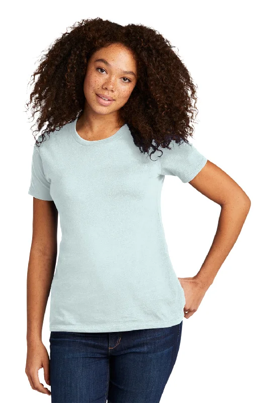 warm long t-shirts -warm long t-shirts -warm long t-shirts -Next Level Womens Boyfriend Fine Jersey Short Sleeve Crewneck T-Shirt - Light Blue