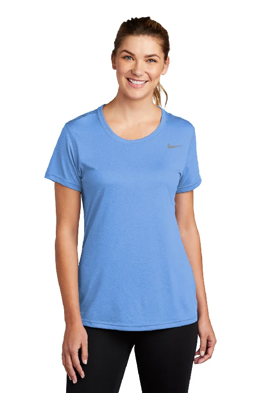 fitted neat t-shirts -fitted neat t-shirts -fitted neat t-shirts -Nike Womens Legend Dri-Fit Moisture Wicking Short Sleeve Crewneck T-Shirt - Valor Blue