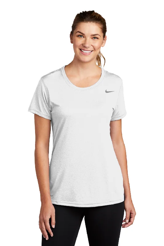 dry fast t-shirts -dry fast t-shirts -dry fast t-shirts -Nike Womens Legend Dri-Fit Moisture Wicking Short Sleeve Crewneck T-Shirt - White