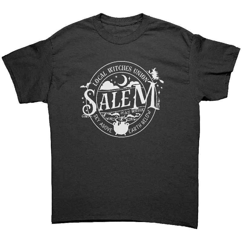 textured knit t-shirts -textured knit t-shirts -textured knit t-shirts -SALEM LOCAL WITCHES UNION Unisex T-Shirt, Halloween