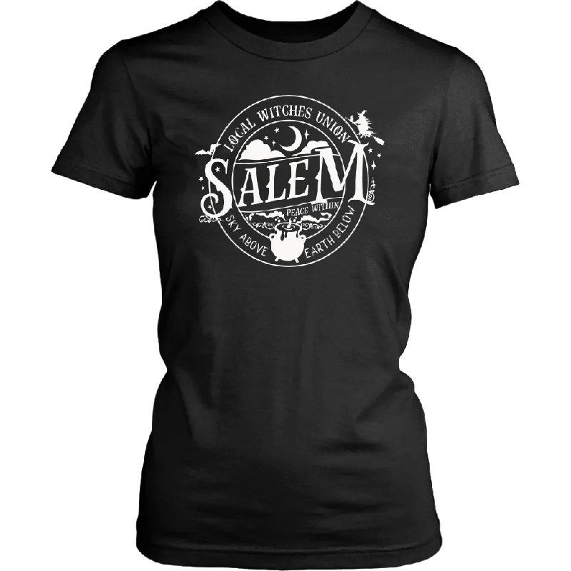 gym bright t-shirts -gym bright t-shirts -gym bright t-shirts -SALEM LOCAL WITCHES UNION Women's T-Shirt, Halloween