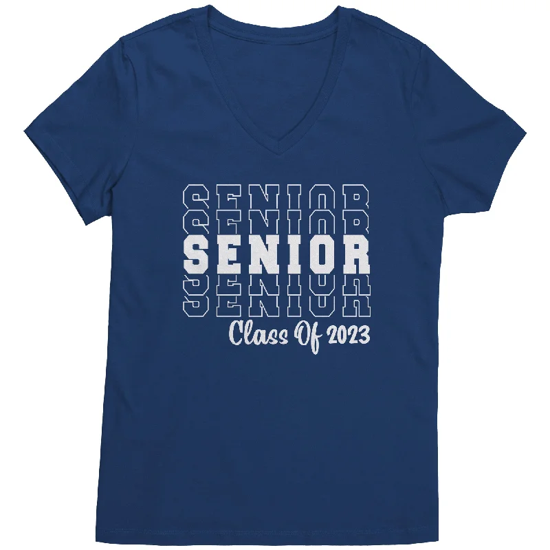 versatile workout t-shirts -versatile workout t-shirts -versatile workout t-shirts -Senior CLASS of 2023 Women's V-Neck T-Shirt