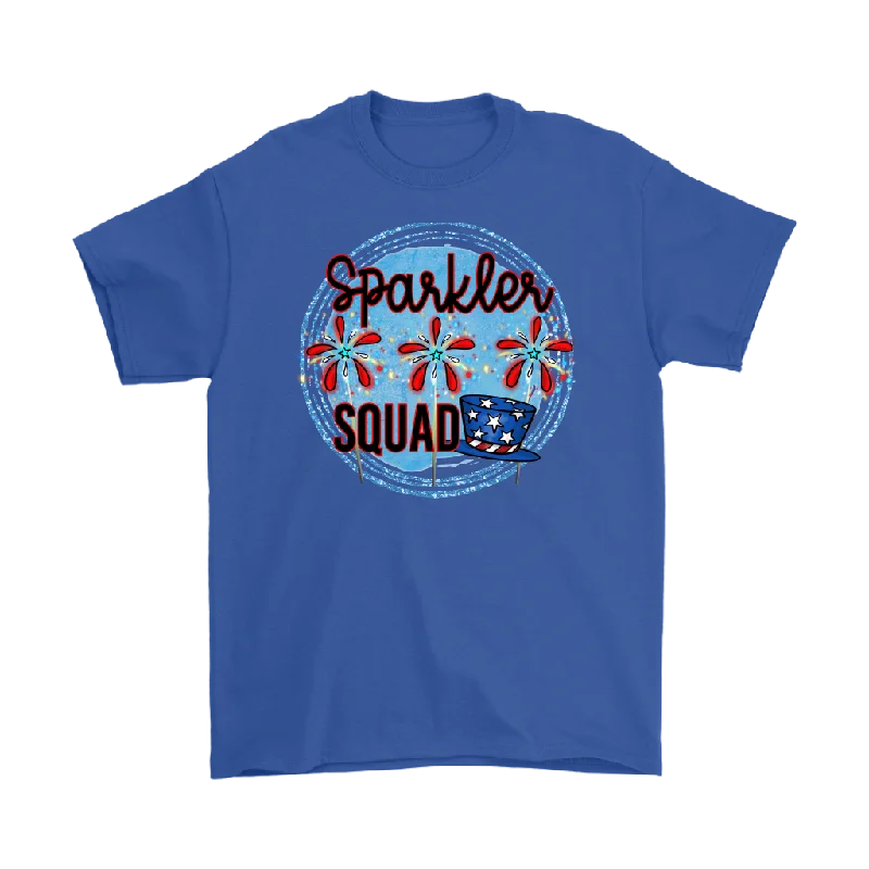 logo retro t-shirts -logo retro t-shirts -logo retro t-shirts -SPARKLER SQUAD Fireworks, Summertime, July 4th, Men's T-Shirt