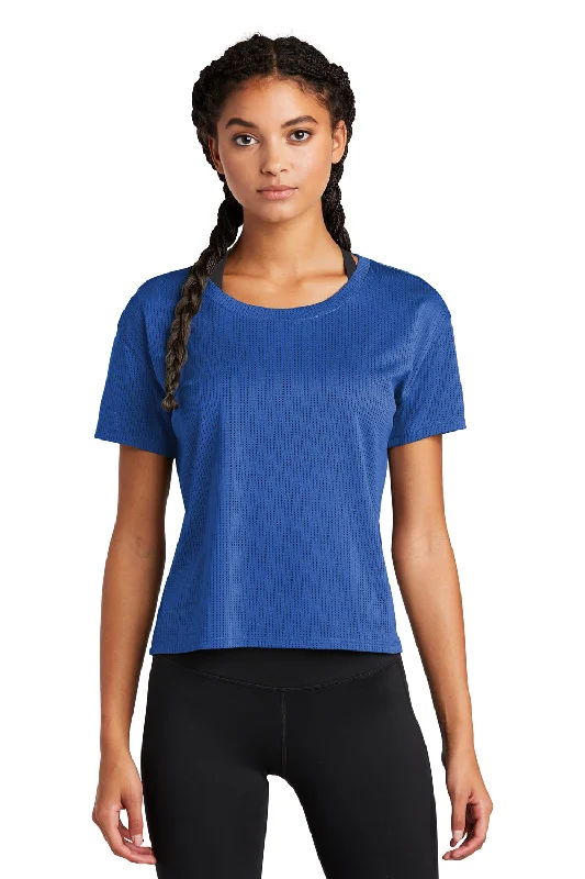 stretch rib t-shirts -stretch rib t-shirts -stretch rib t-shirts -Sport-Tek Womens Draft Crop Short Sleeve Crewneck T-Shirt - True Royal Blue