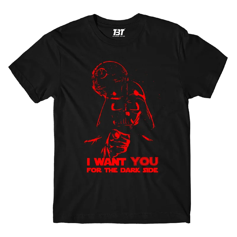 premium eco t-shirts -premium eco t-shirts -premium eco t-shirts -Star Wars T shirt - I Want You For The Dark Side