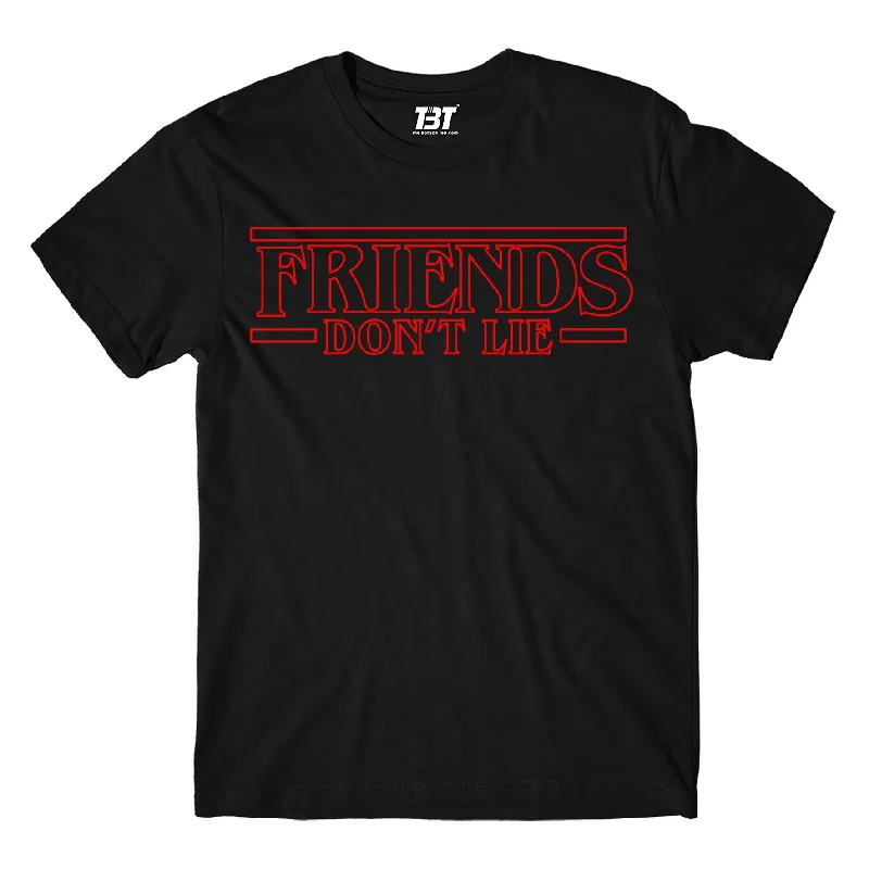 contrast trim t-shirts -contrast trim t-shirts -contrast trim t-shirts -T shirt - Friends Don't Lie