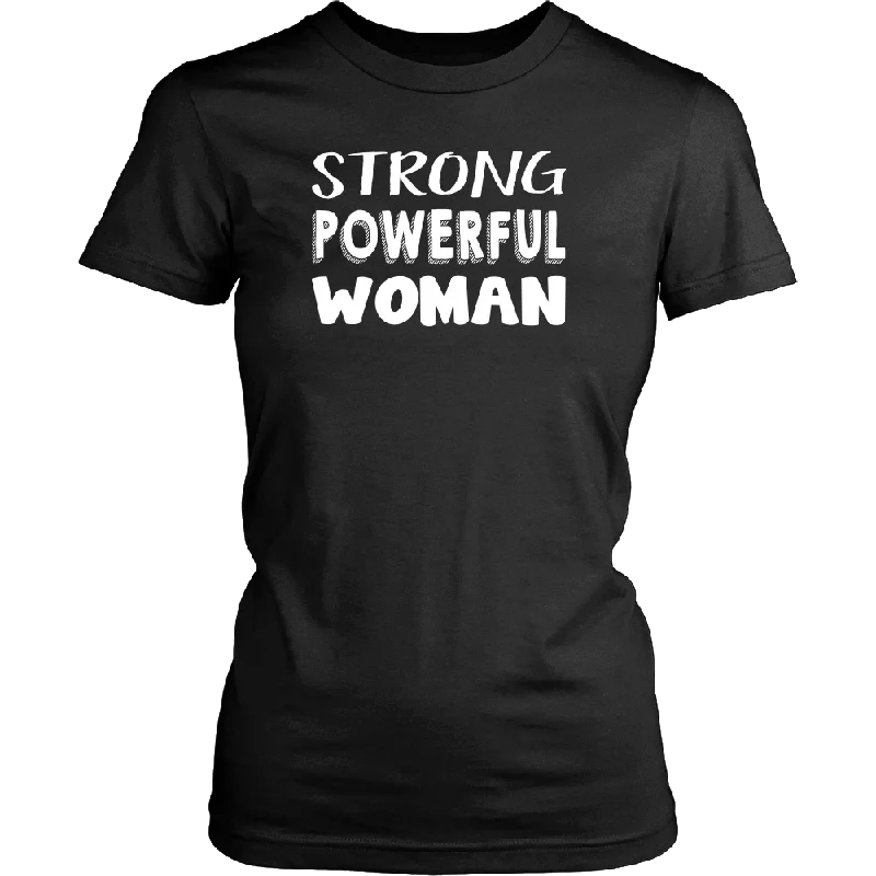 neck curved t-shirts -neck curved t-shirts -neck curved t-shirts -STRONG POWERFUL WOMAN Women's short sleeve T-Shirt