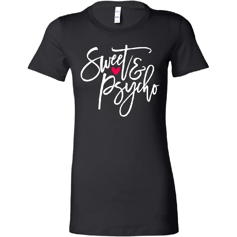 cropped casual t-shirts -cropped casual t-shirts -cropped casual t-shirts -SWEET & PSYCHO Women's T-Shirt