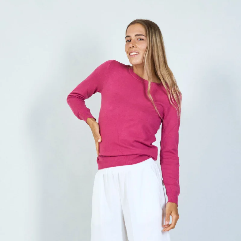 retro pullover sweaters 70s -Classic crewneck pullover wholesale