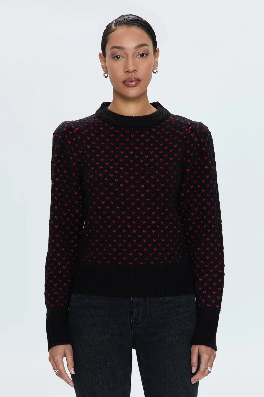 round floral pullover sweaters -Coco Sweater - Amour