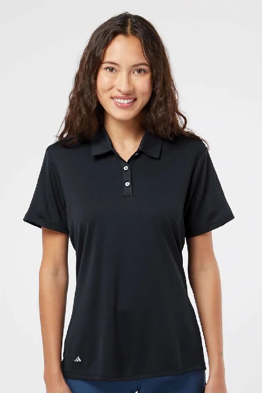 casual flex blouses & shirts -casual flex blouses & shirts -Adidas Womens Performance UPF 50+ Short Sleeve Polo Shirt - Black