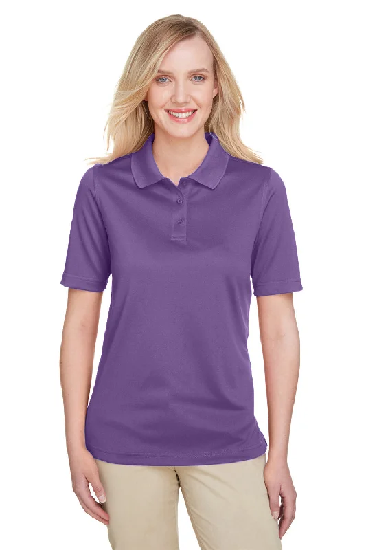 neck curved blouses & shirts -neck curved blouses & shirts -Harriton Womens Advantage Performance Moisture Wicking Short Sleeve Polo Shirt - Team Purple