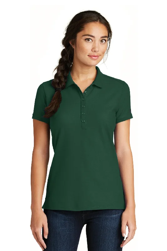 sharp cut blouses & shirts -sharp cut blouses & shirts -New Era Womens Venue Home Plate Moisture Wicking Short Sleeve Polo Shirt - Dark Green - Closeout