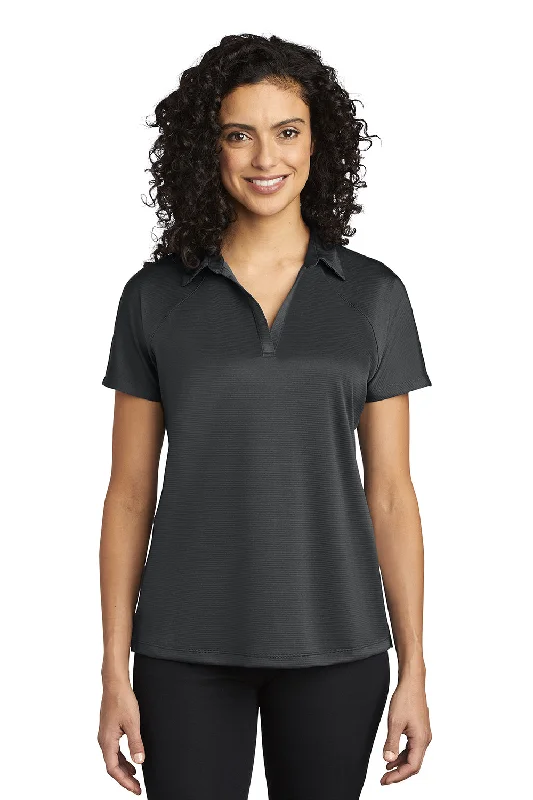 bamboo earthy blouses & shirts -bamboo earthy blouses & shirts -Port Authority Womens Crossover Moisture Wicking Short Sleeve Polo Shirt - Battleship Grey