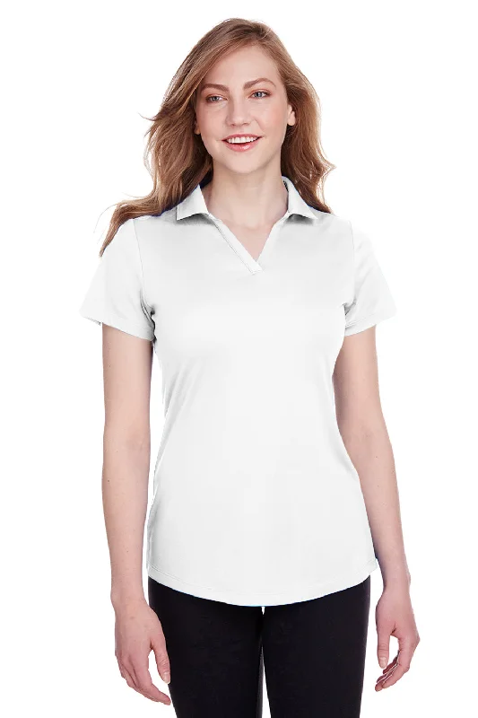 solid professional blouses & shirts -solid professional blouses & shirts -Puma Womens Icon Performance Moisture Wicking Short Sleeve Polo Shirt - Bright White