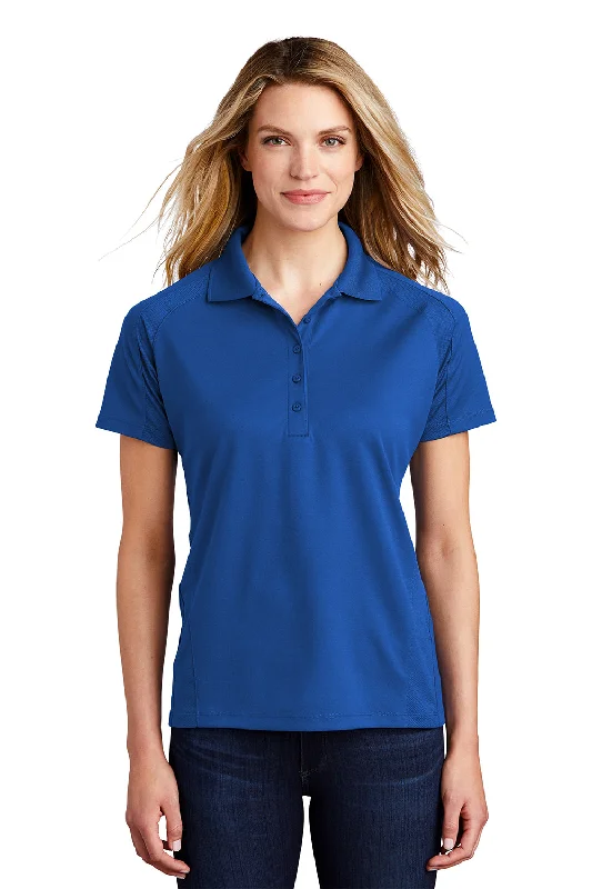 daily chill blouses & shirts -daily chill blouses & shirts -Sport-Tek Womens Dri-Mesh Moisture Wicking Short Sleeve Polo Shirt - Royal Blue