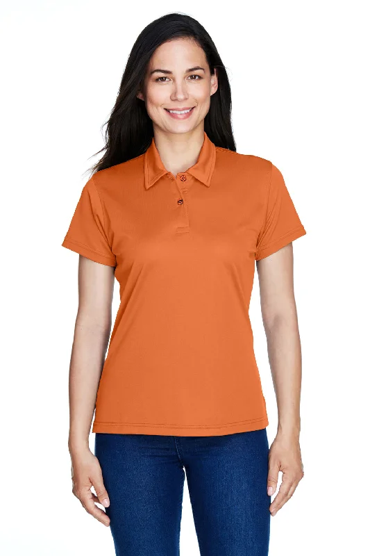 premium eco blouses & shirts -premium eco blouses & shirts -Team 365 Womens Command Performance Moisture Wicking Short Sleeve Polo Shirt - Burnt Orange