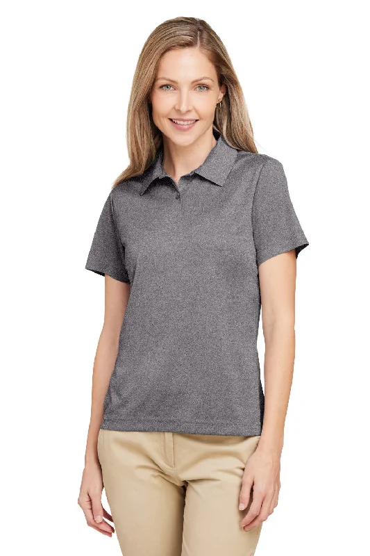 dry fast blouses & shirts -dry fast blouses & shirts -Team 365 Womens Zone Sonic Moisture Wicking Short Sleeve Polo Shirt - Heather Dark Grey