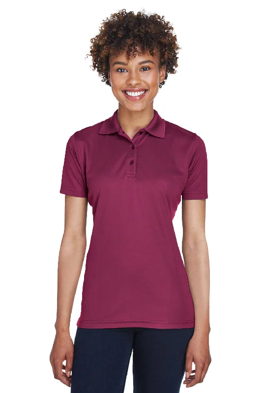 oversized relaxed blouses & shirts -oversized relaxed blouses & shirts -UltraClub Womens Cool & Dry Moisture Wicking Short Sleeve Polo Shirt - Maroon