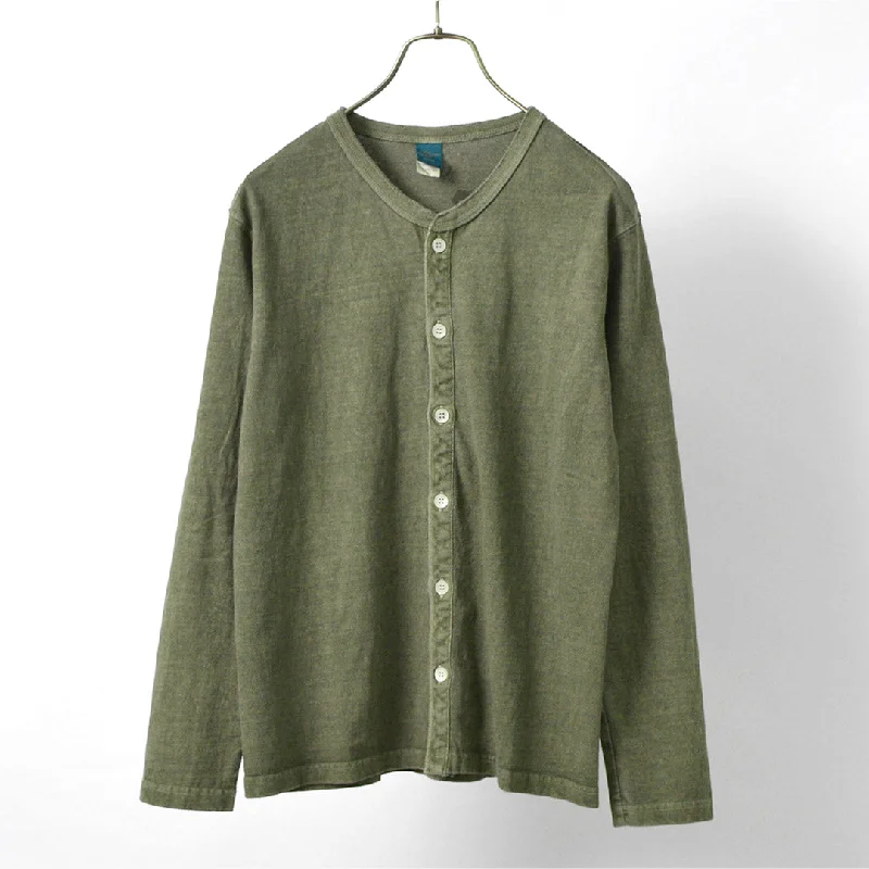 thin knit alpaca cardigans -GOOD ON / Crew neck TEE Cardigan