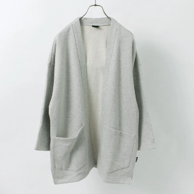 chunky ribbed cardigans -GOHEMP / Hemp Sweatshirt Haori Cardigan