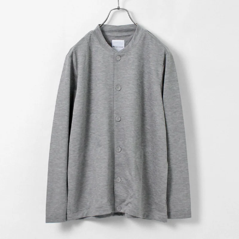 rustic knit mohair cardigans -RE MADE IN TOKYO JAPAN / Viscose knit crew neck Cardigan