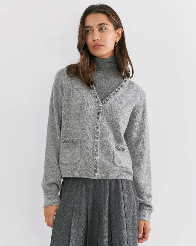 merino wool cardigans -Kiara Wool Cardigan