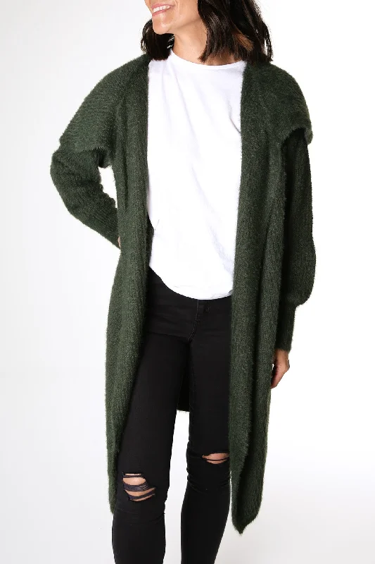 tartan striped cardigans -Liv Cardigan Green