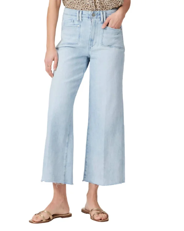 blend breezy shorts -blend breezy pants -Anessa Wide Leg Jean In Shooting Star