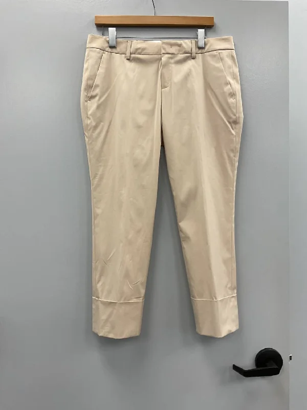 blend breezy shorts -blend breezy pants -Cuffed Cotton Stretch Pant In Sand