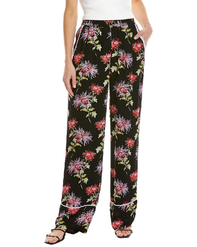 flowy cuff shorts -flowy cuff pants -Diane von Furstenberg Marvel Pant