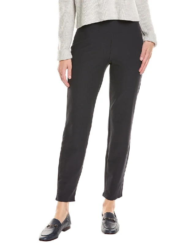 cool summer shorts -cool summer pants -EILEEN FISHER High-Waist Slim Pant