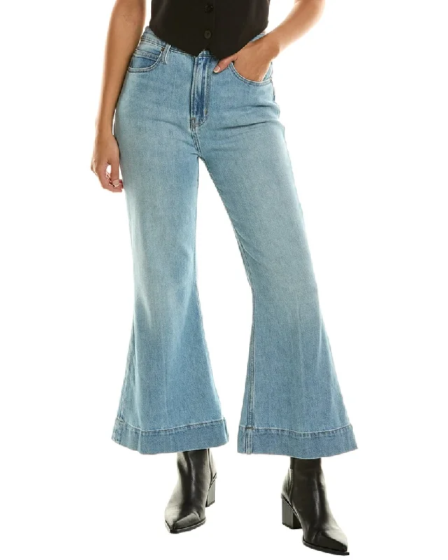 chic tapered shorts -chic tapered pants -FRAME Denim The Extreme  Flare Ankle Cut Jean