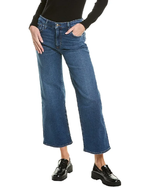 luxe twill shorts -luxe wool pants -HUDSON Jeans Rosalie Callisto Wide Leg Jean