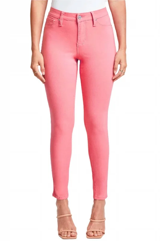 fast dry shorts -fast dry pants -Hyperstretch Skinny Jeans In Shell Pink